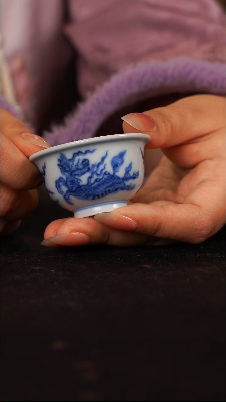 望月怀古陶瓷主人杯