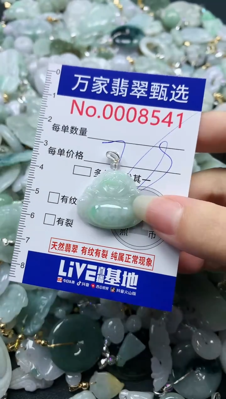 吊坠(不含链)未镶嵌翡翠8541