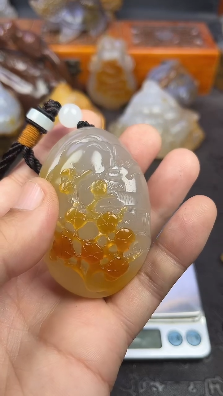 【闪购商品】玛瑙/玉髓手把未镶嵌1