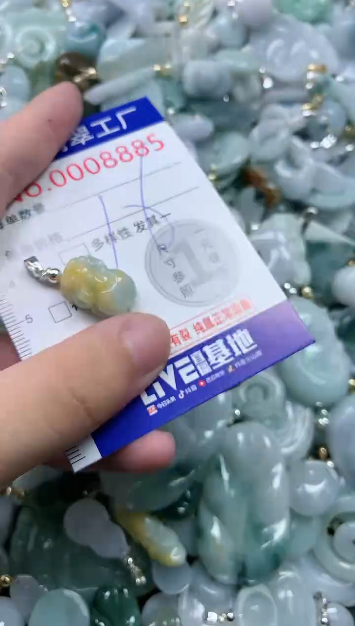 翡翠未镶嵌吊坠(不含链)8885