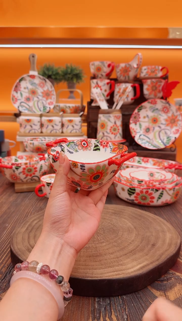 碗景德镇陶瓷餐具碗碟盘子