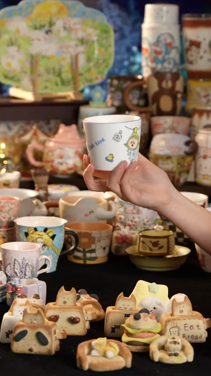 其他陶景德镇釉下彩手绘设计师款陶瓷