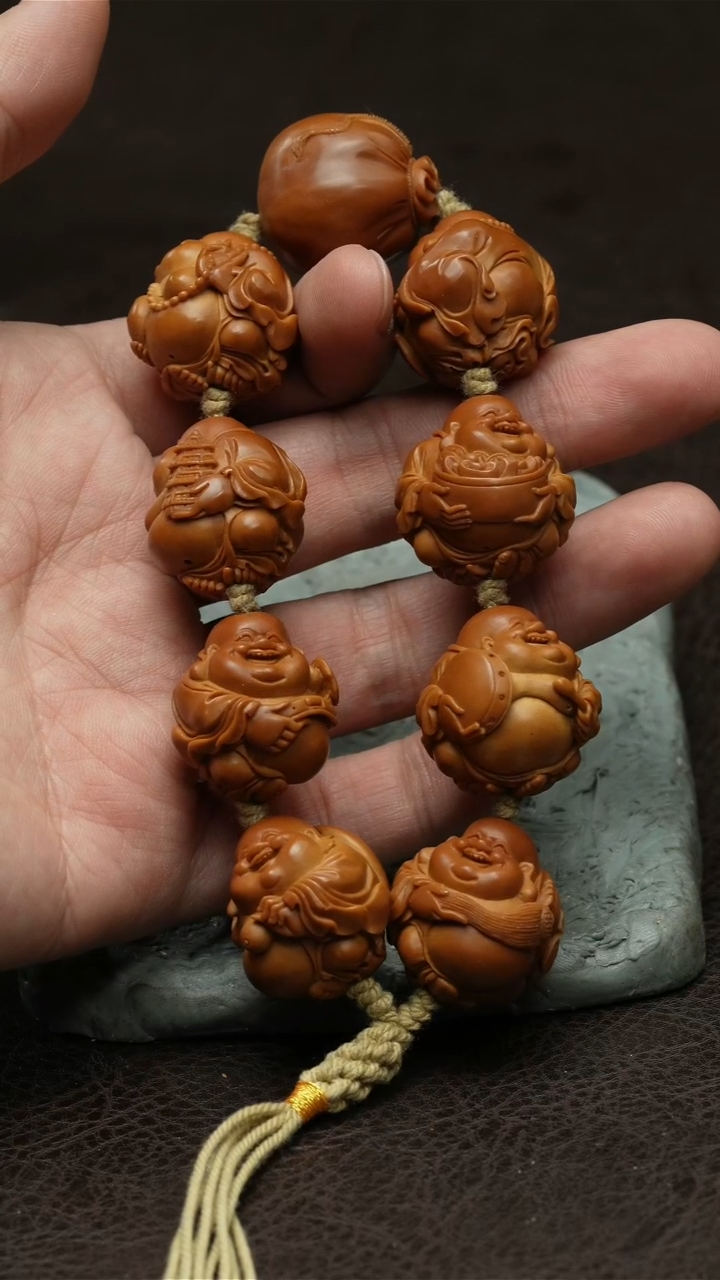 【闪购商品】橄榄核吊坠2.5弥勒手串