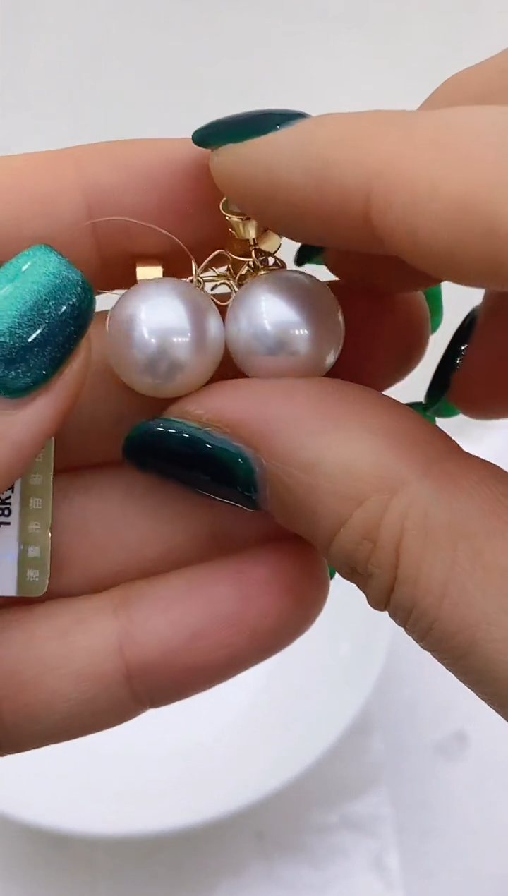 【闪购商品】海水珍珠额18K金镶嵌242