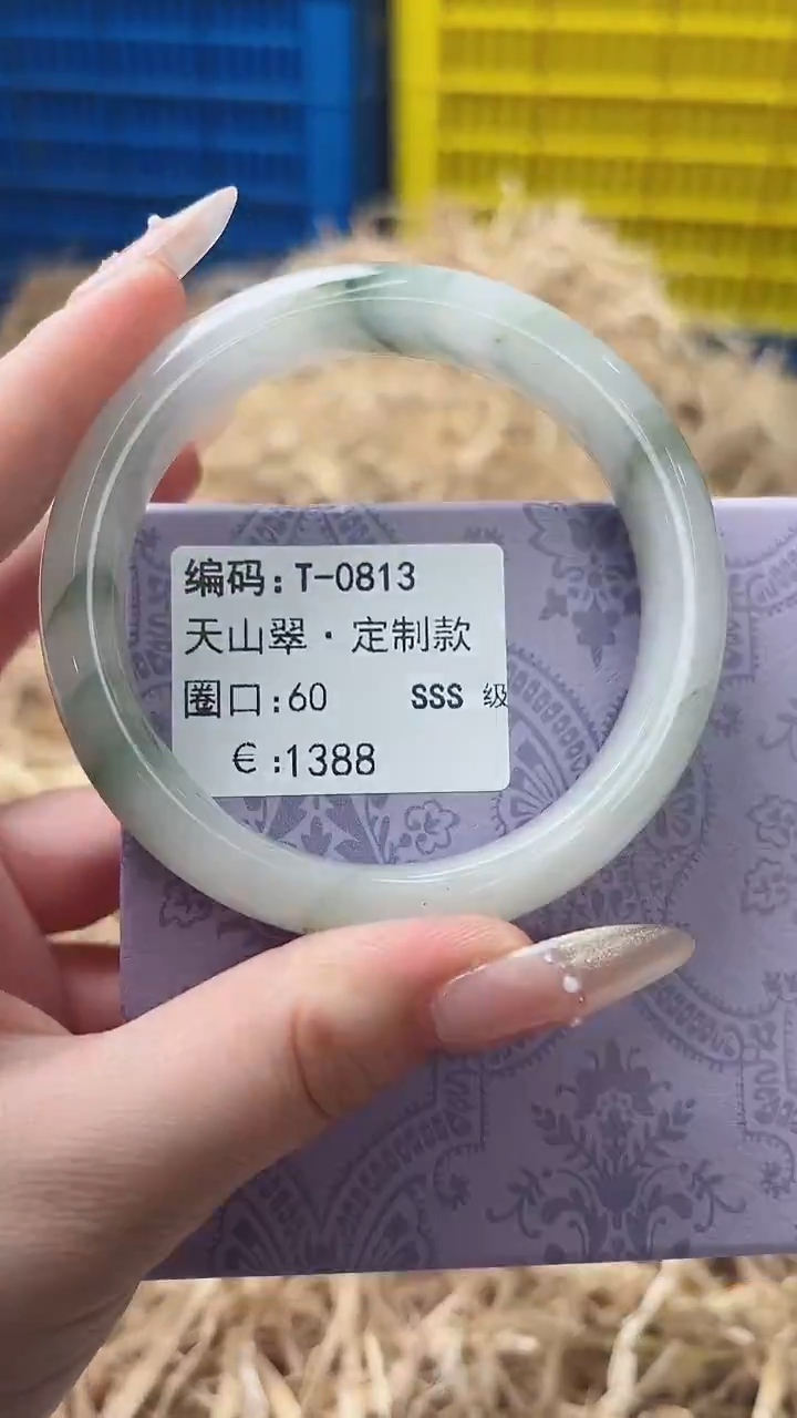 未镶嵌手镯石英质玉T-0813