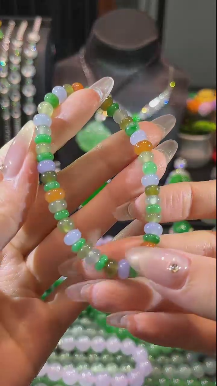 【闪购商品】翡翠手链未镶嵌手串