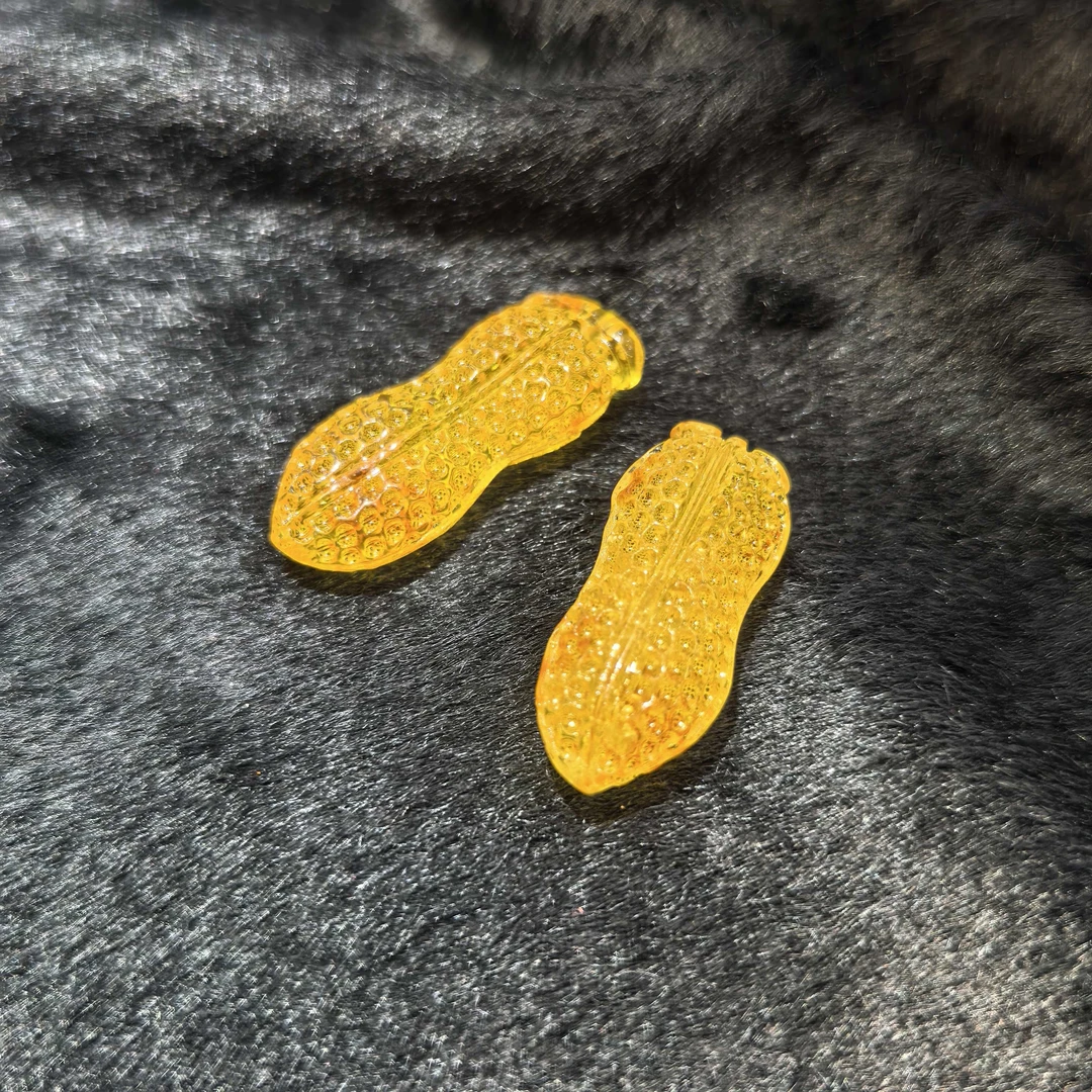 M2903（玉姐珠宝）琥珀金珀花生吊坠-配绳-多样性只发一件