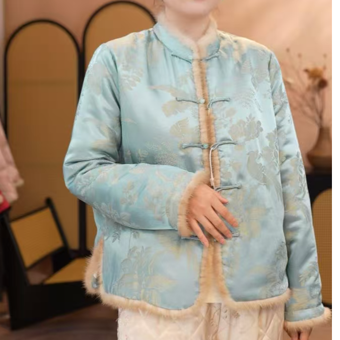 品优-2025冬款新中式新款高端气质新中式外套2025D2010-宁宁