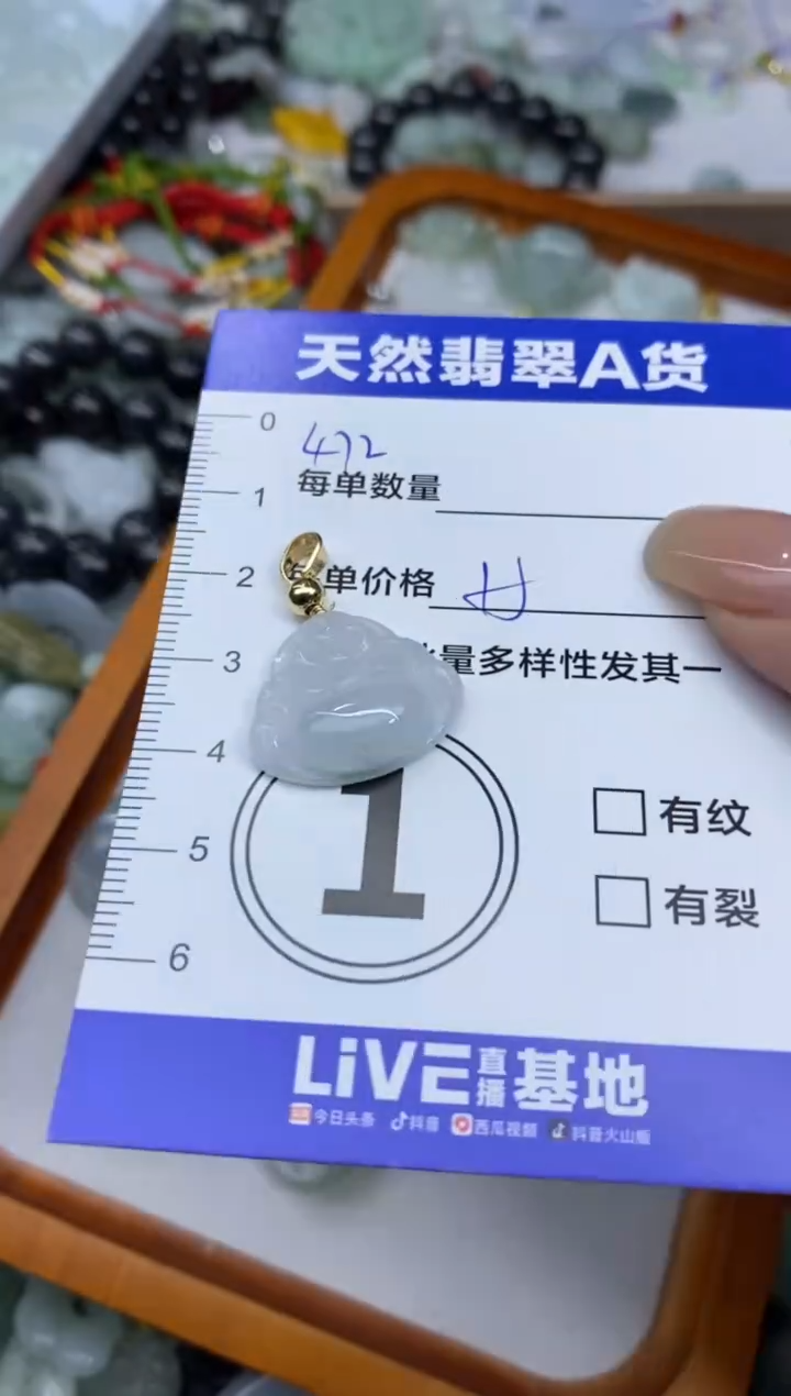 颈饰未镶嵌翡翠天然翡翠A货批量多样性发一件