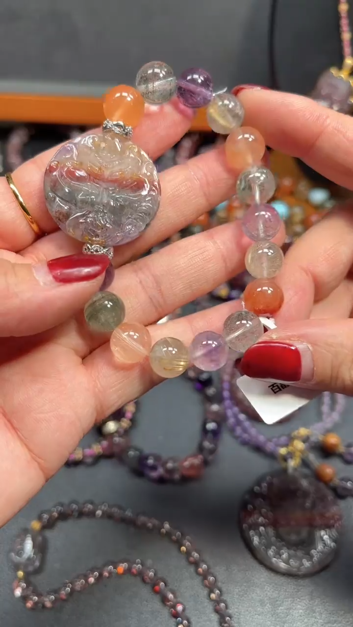 【闪购商品】水晶颈饰未镶嵌【百晶灵儿】天然水晶定制款