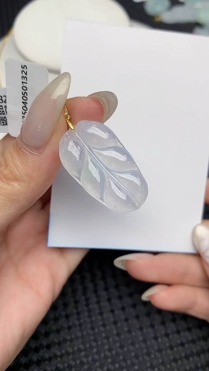 翡翠银S925镶嵌颈饰天然翡翠a货