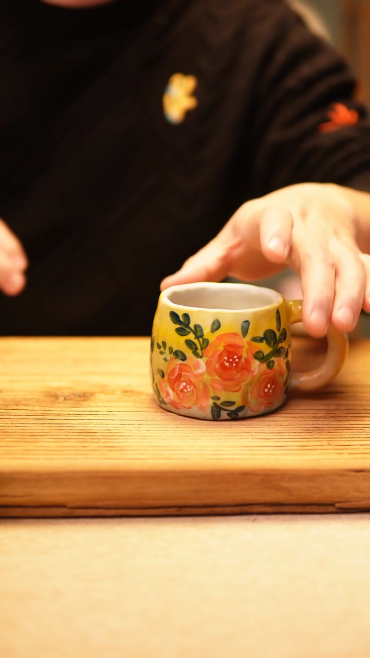 【闪购商品】@@陶园瓷舍@@纯手工手绘@高温釉下彩