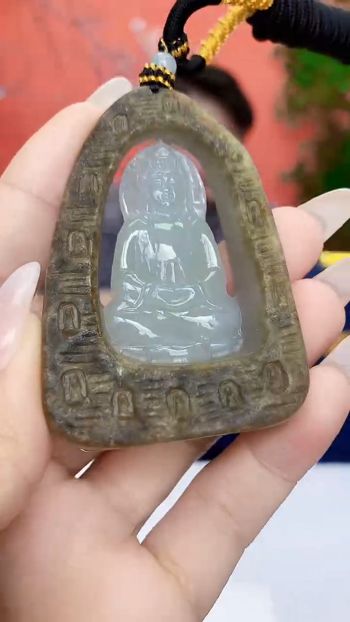 未镶嵌定制翡翠5060ty-毛货挂件29