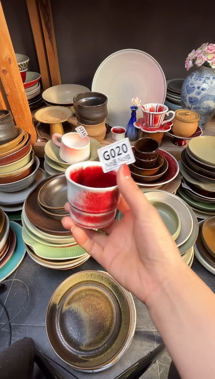 瓷片小***汪g020飘红竹节杯福利