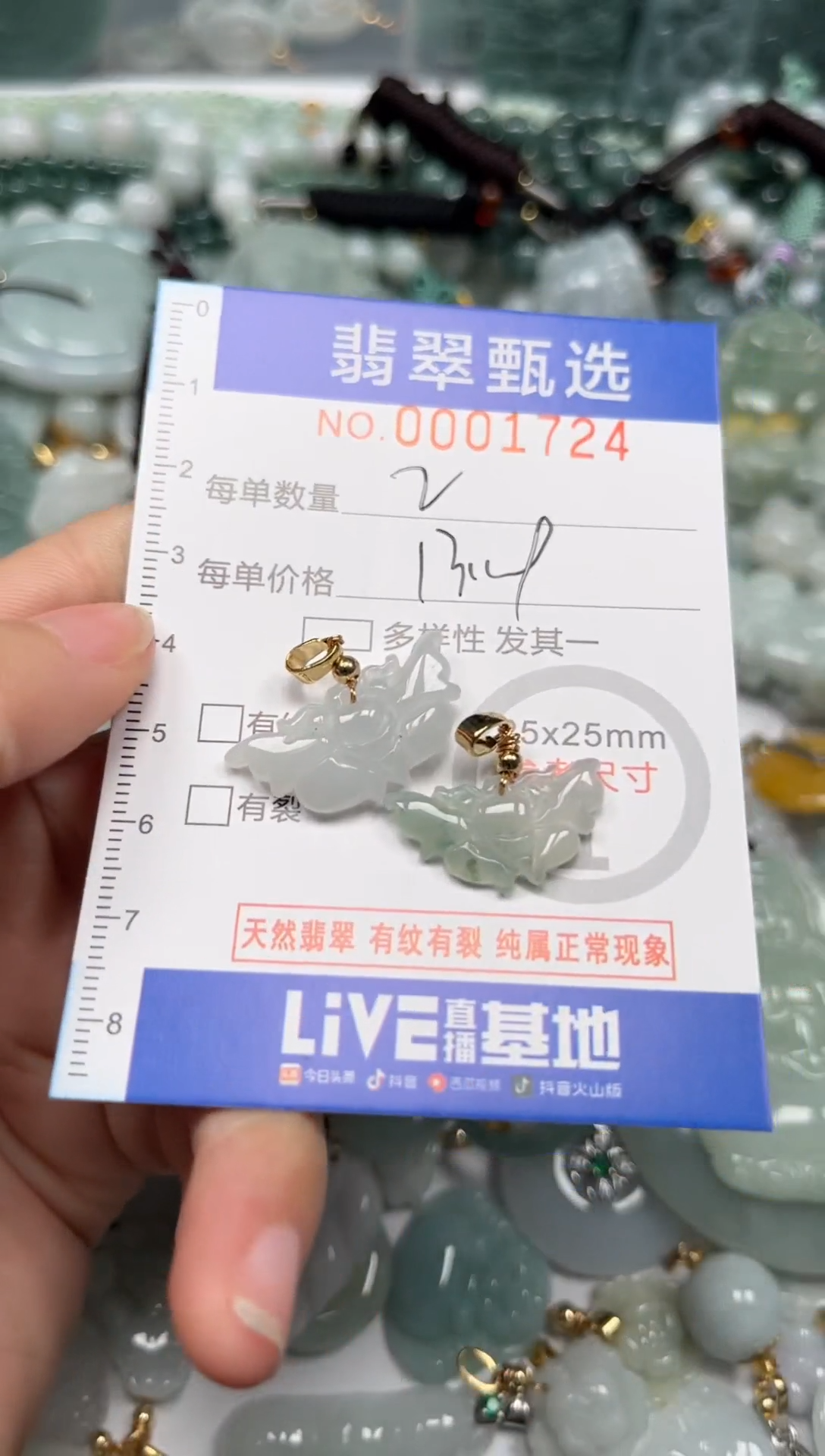 【闪购商品】翡翠颈饰未镶嵌00..1724