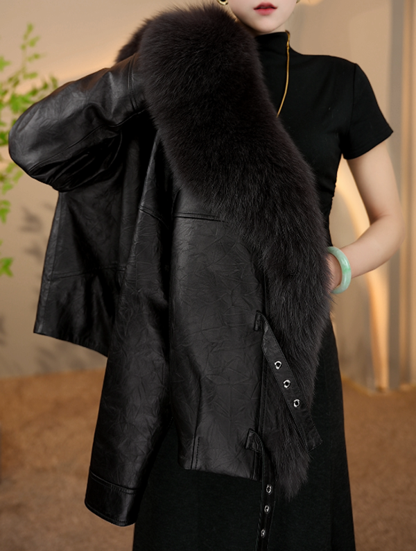 2025杭州专柜原版新款海宁皮草羽绒服11251-L M