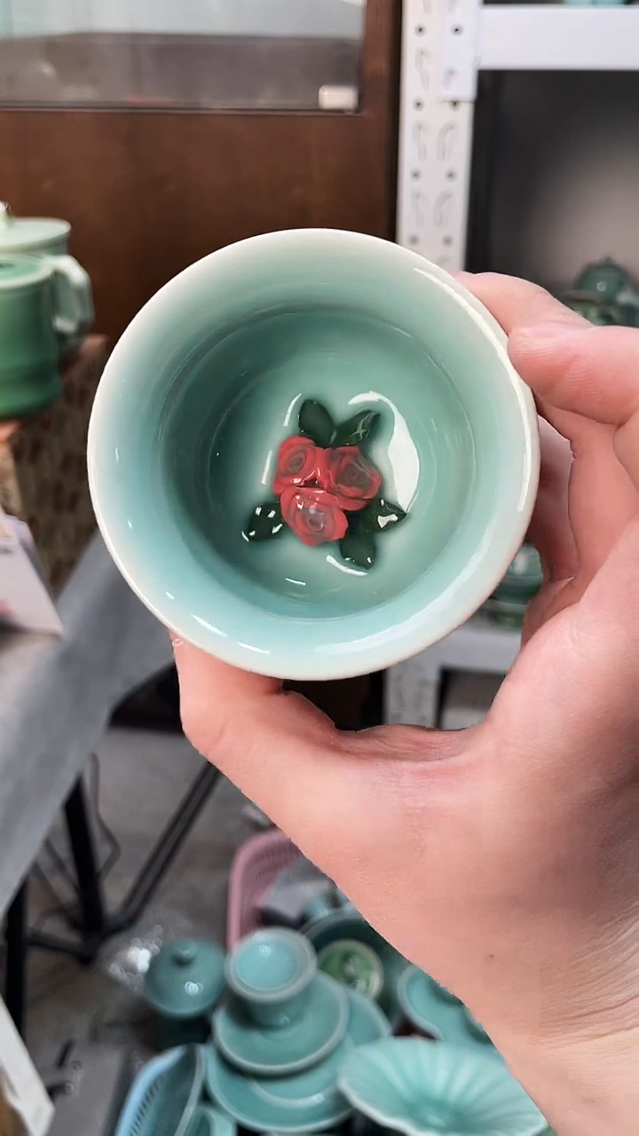 【闪购商品】手工捏花 福利款 慧仙青瓷 瓷器