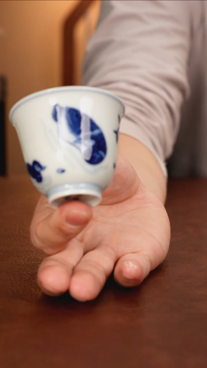 景德镇青花瓷手绘茶具