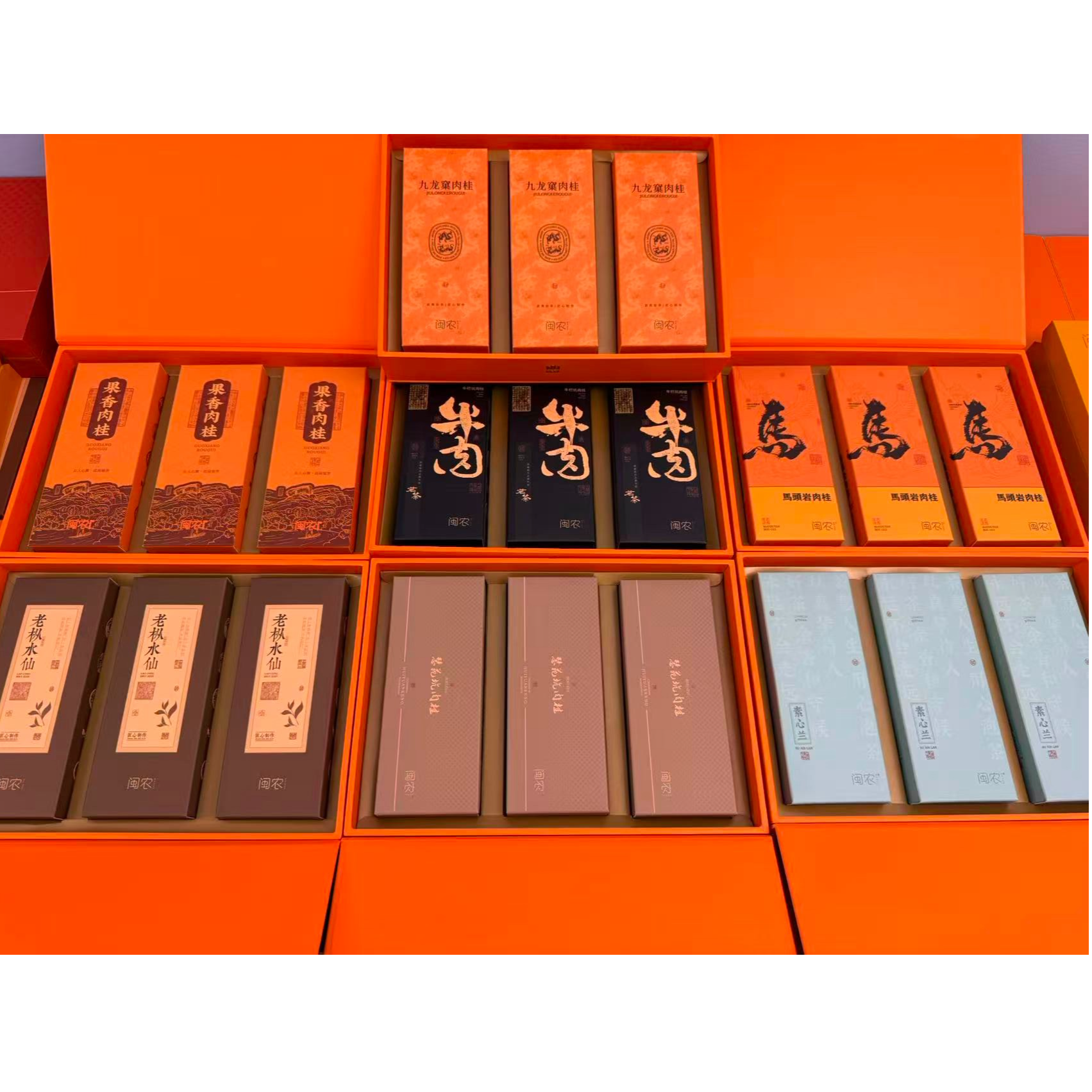 拍一发七【素心兰/牛肉/水仙/慧苑坑/马頭岩/果香/九龙窠到手21盒】