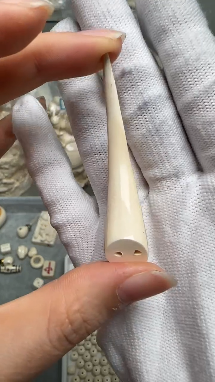 猛犸象牙其他A562牙尖微瑕