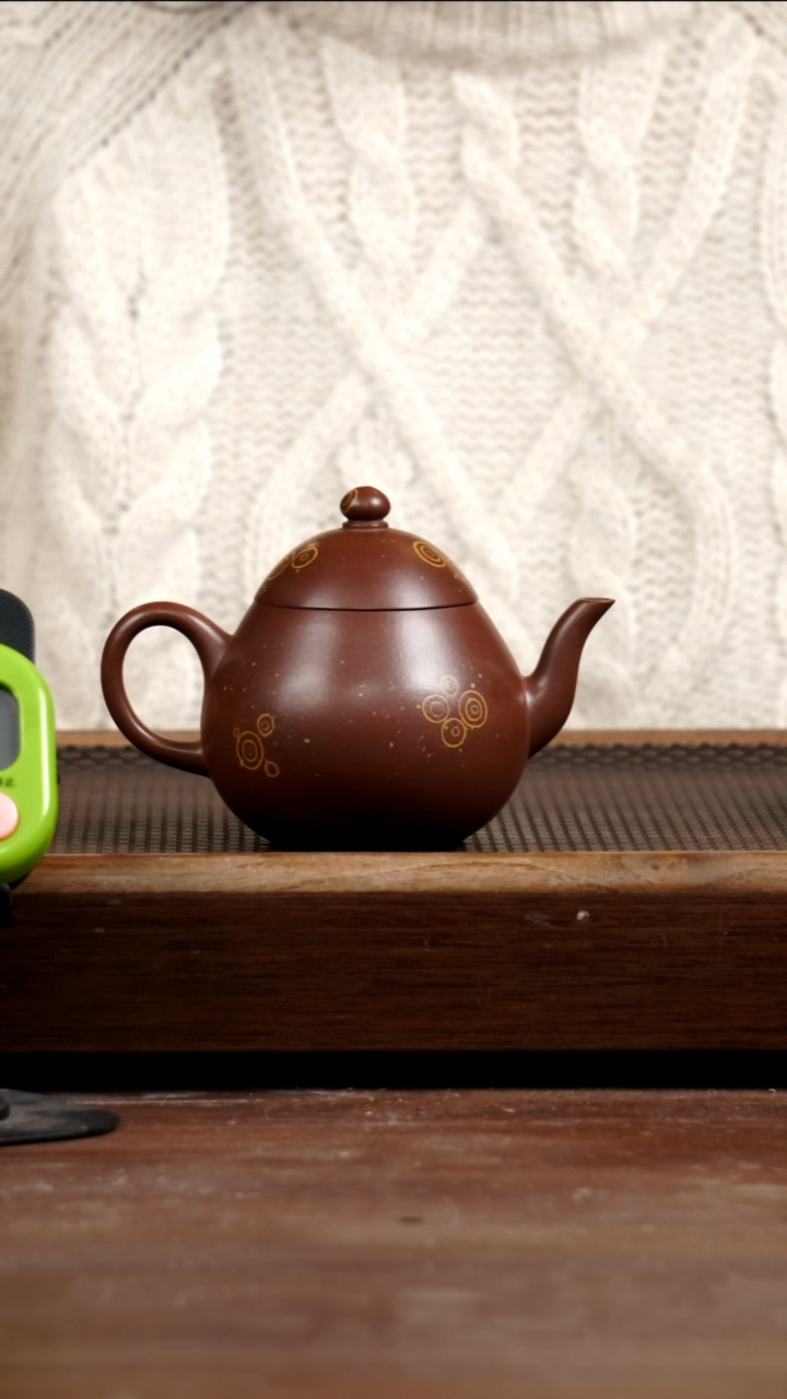 茶壶紫砂春**花四号井底槽青高梨230CC