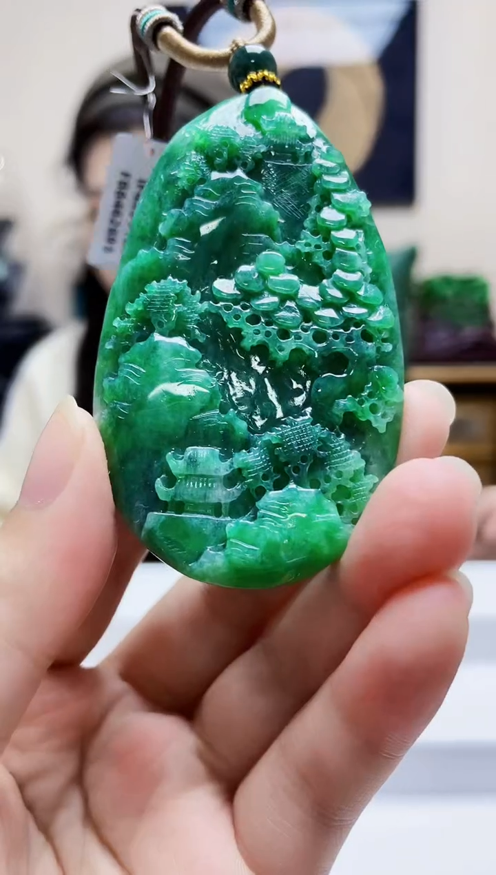 未镶嵌定制翡翠吊坠225