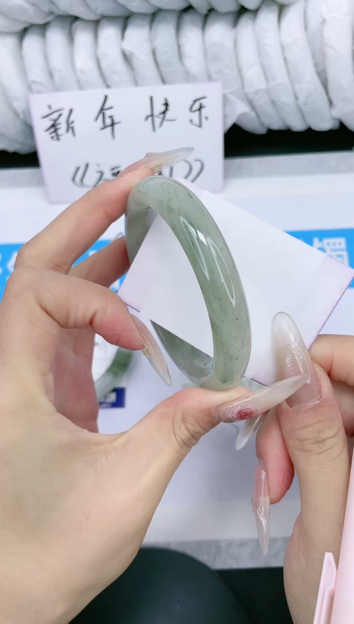 【闪购商品】石英质玉手镯未镶嵌多样性发货-5-59/60