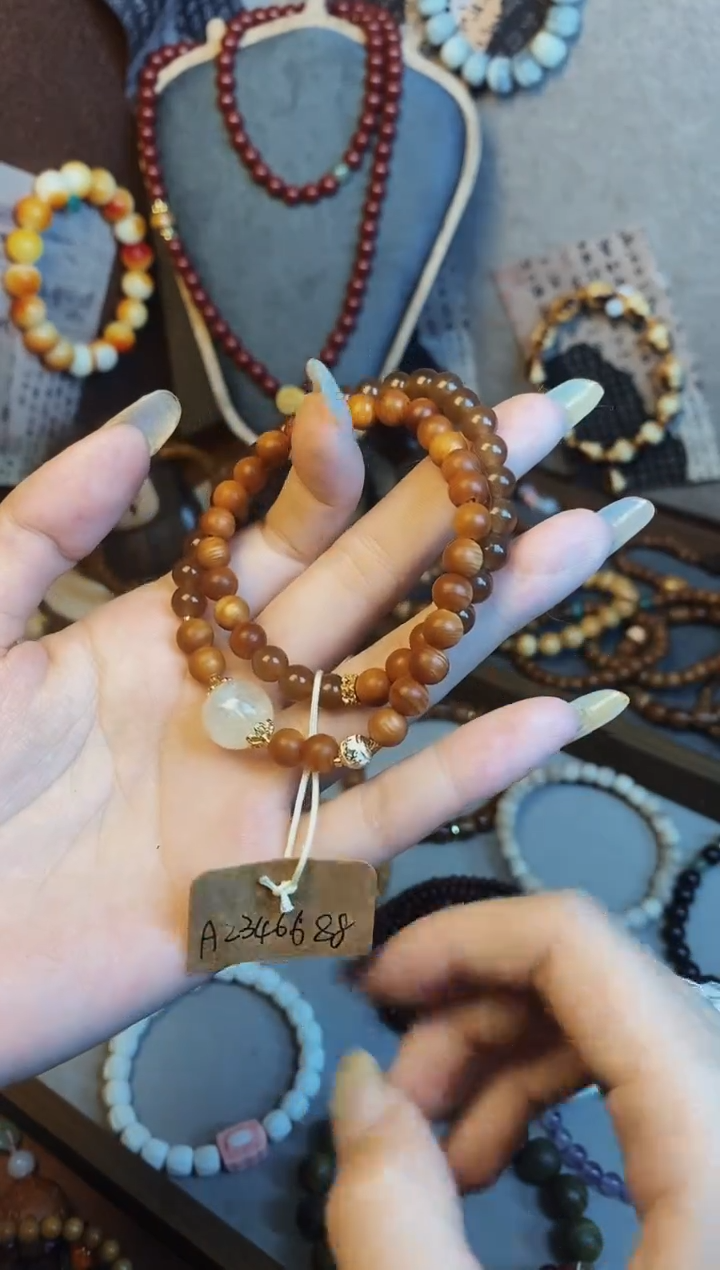 菩提根/象牙果手串双圈款