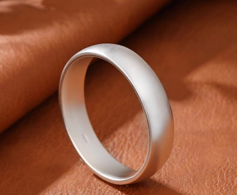 足银手镯 纯银999爆款热卖12mm轮胎手镯实心闭口磨砂宽