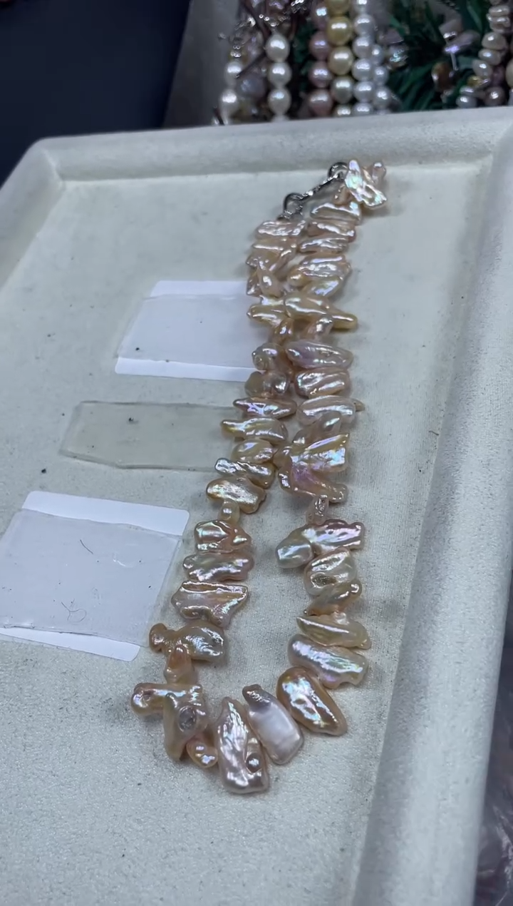 【闪购商品】淡水珍珠项链未镶嵌【纯恬珍珠】