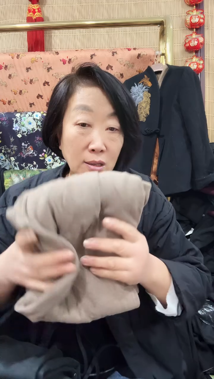 男士莱赛尔成品带护膝保暖裤卡其色4xl码一条   