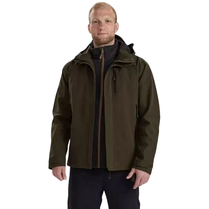 【丹麦猎装新款】Deer-Tex防暴风暴雨男士户外连帽夹克外套冲锋衣