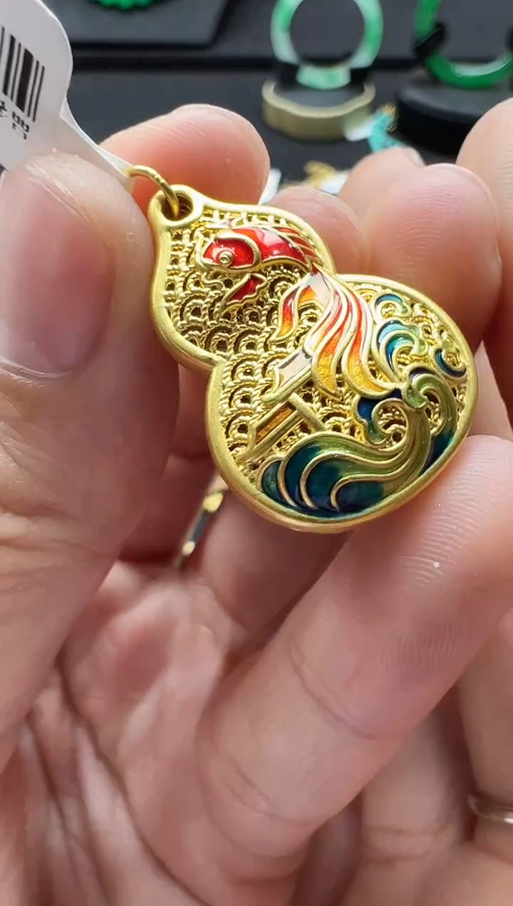 【闪购商品】定制足金吊坠(不含链)多样性发货拍一发一