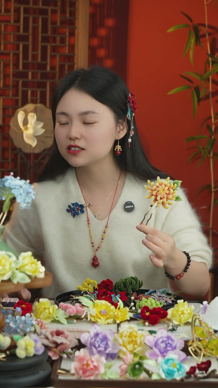 刺绣闪购纯手工非遗国风饰品