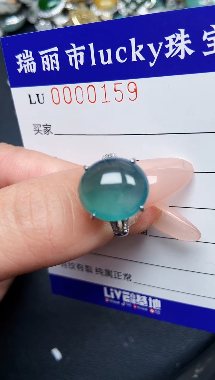 【闪购商品】翡翠颈饰银S925镶嵌0159