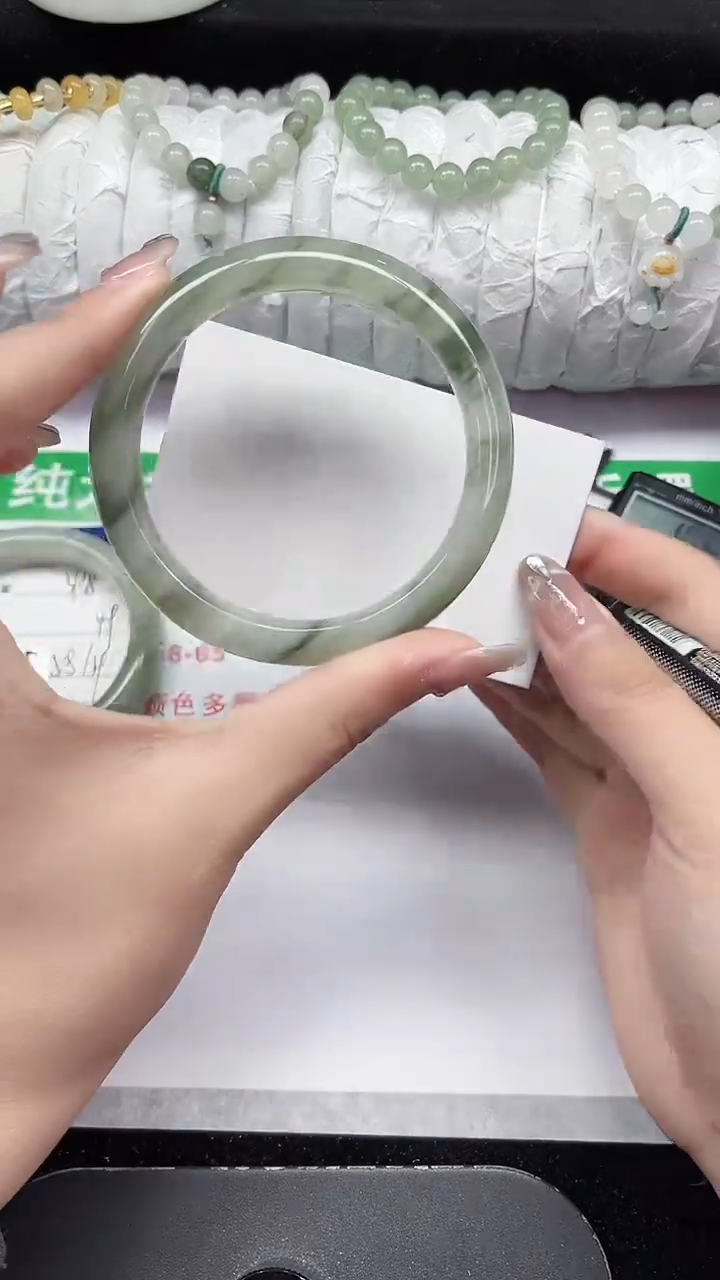 未镶嵌手镯石英质玉399-58/59