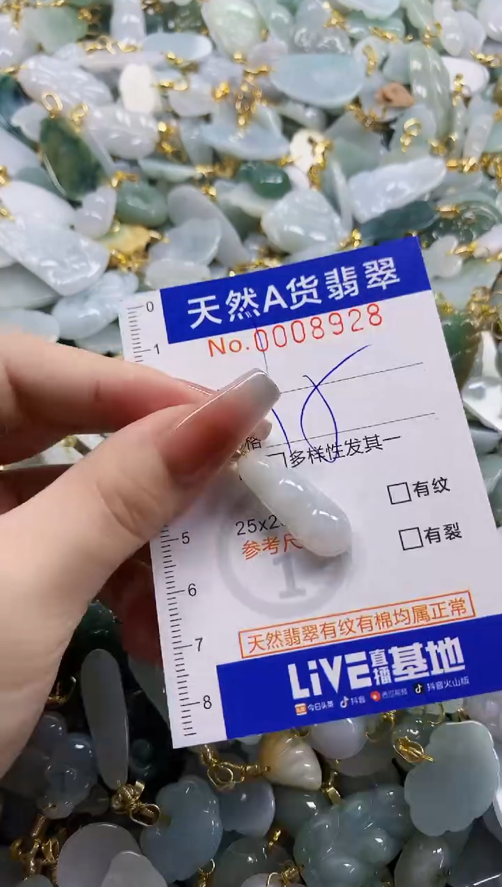 颈饰未镶嵌翡翠天然A货翡翠