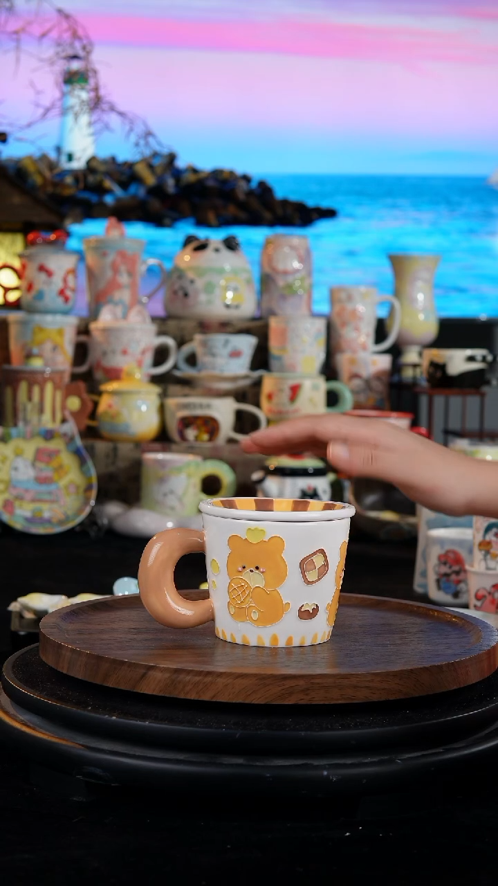 陶瓷便携款手工手绘景德镇陶瓷