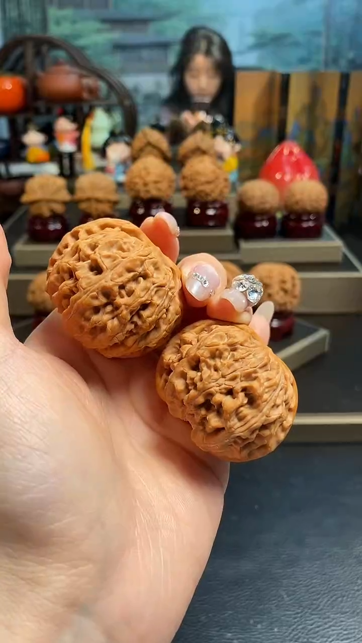 【闪购商品】文玩核桃吊坠K411苹果园43