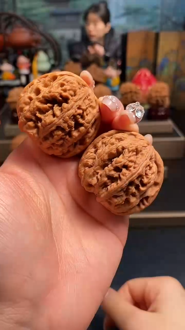 【闪购商品】文玩核桃吊坠K303大粗筋43