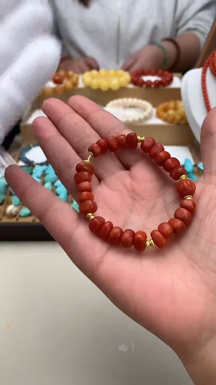 未镶嵌南红玛瑙珠宝半成品187