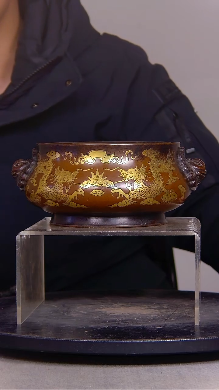 社****王山水铜缘香炉结缘1111    