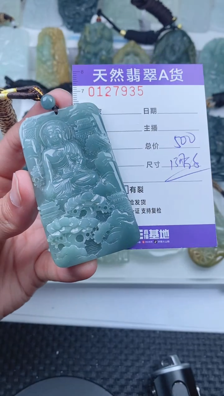 【闪购商品】翡翠颈饰未镶嵌        935