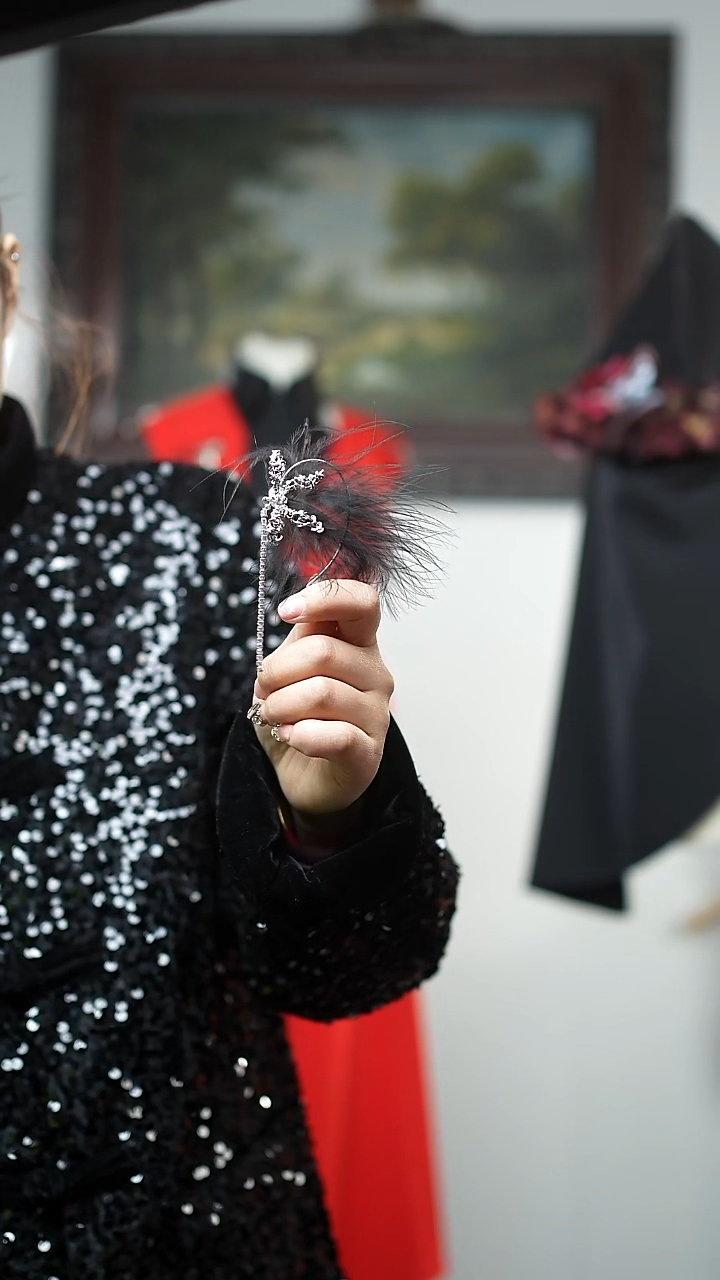 黑色一对艺桐轩儿童潮服