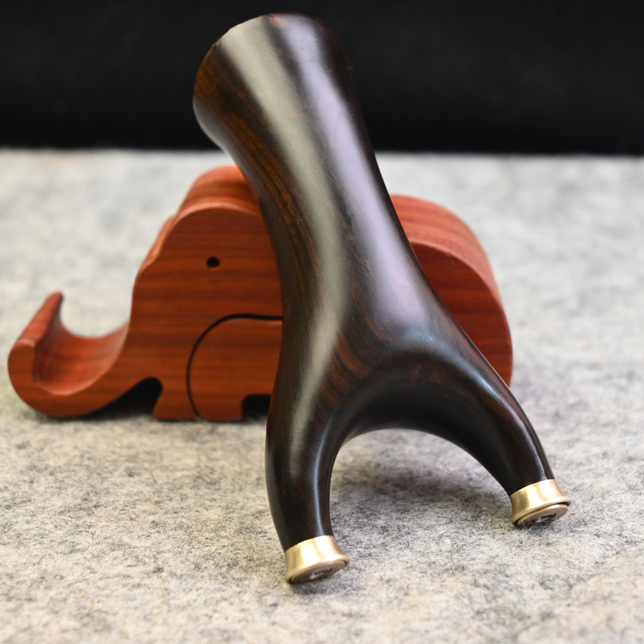 可盘玩紫光檀快压手感王飞虎 实木户外弹弓一把（70.15左右）