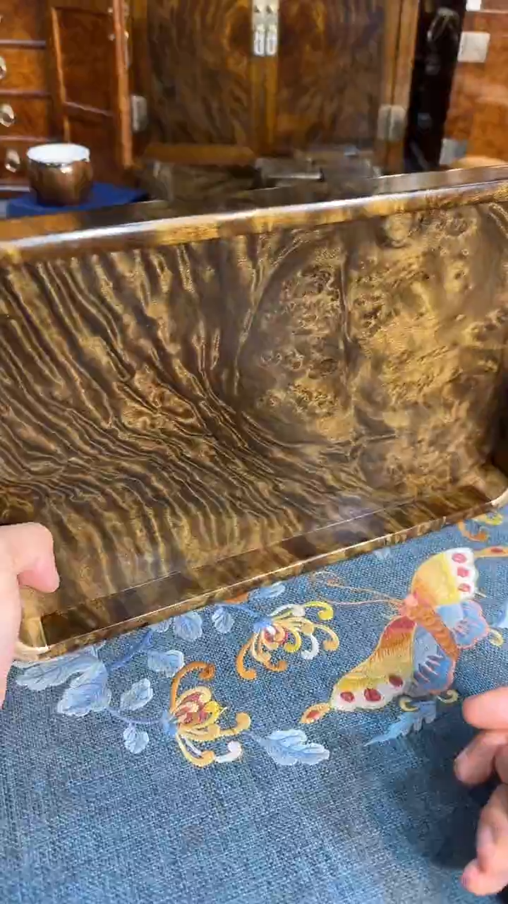 【闪购商品】乌木类成套家具阴沉托盘  s1