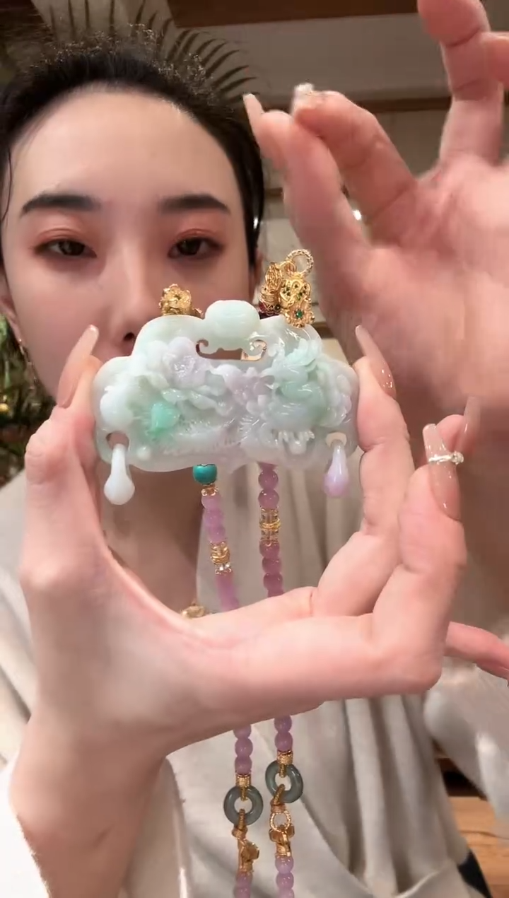 【闪购商品】翡翠颈饰未镶嵌国风