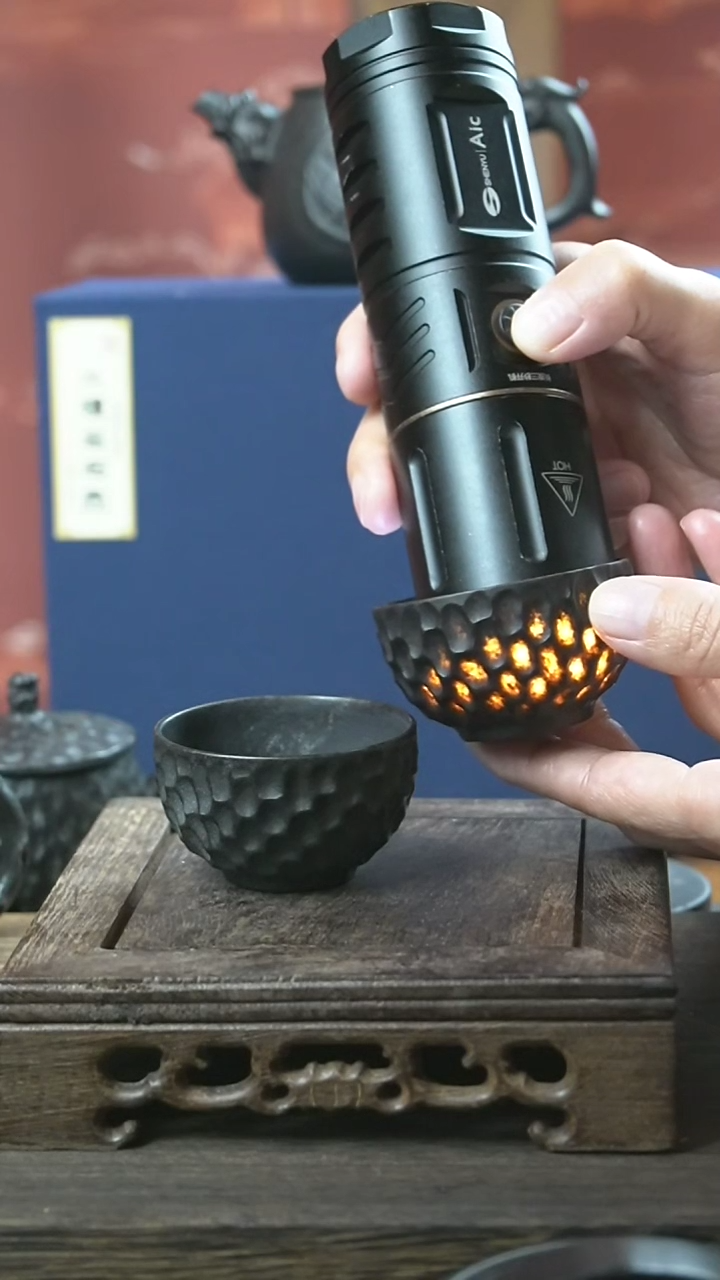 【闪购商品】冰碛岩石雕石壶年终促销一对涌泉杯