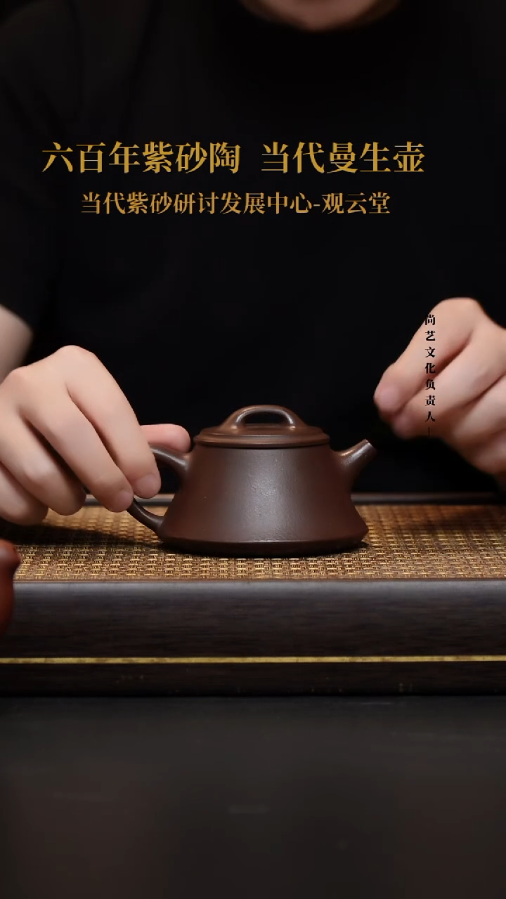 茶壶紫砂紫砂茶壶 黑星土础瓢