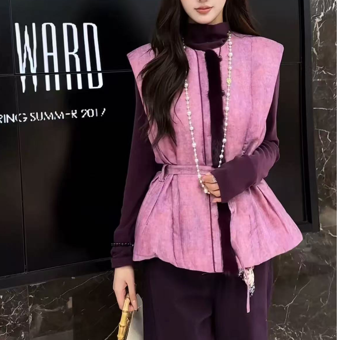 【南音裳羽】8556网红时尚设计师气质收腰马甲